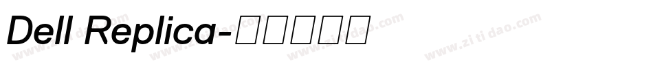Dell Replica字体转换